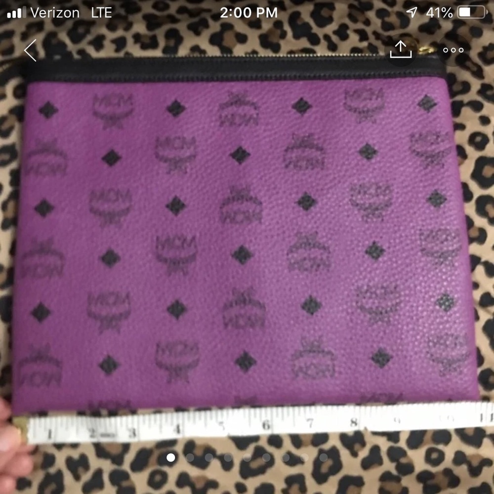 MCM clutch pouch in purple 💜 - Picture 2 of 7